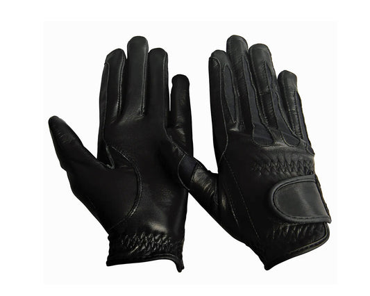 TuffRider Children's Stretch Leather Riding Gloves