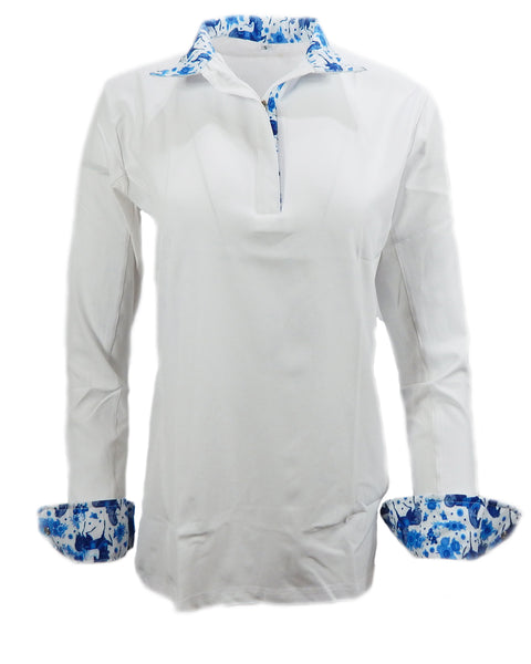 Anni Lyn Sportswear Women's Ventilated Long Sleeve Show Shirt
