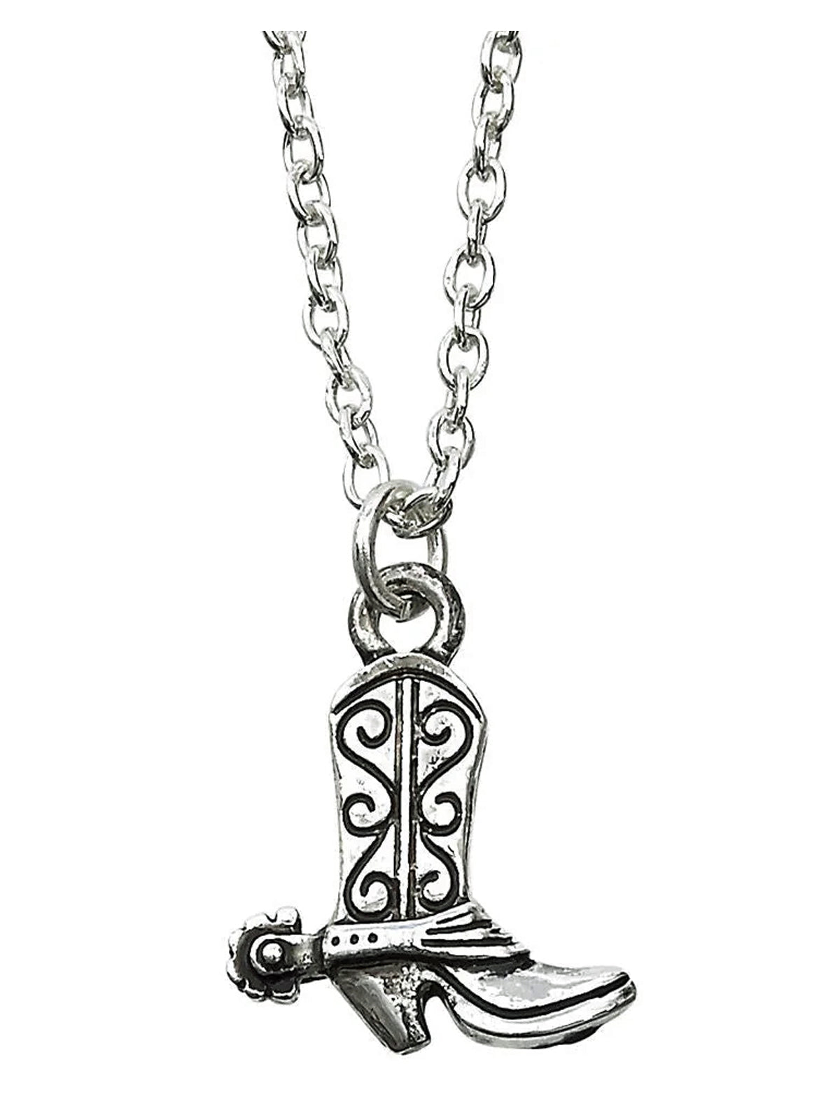 AWST International Cowboy Boot Necklace w/Colorful Cowboy Hat Gift Box