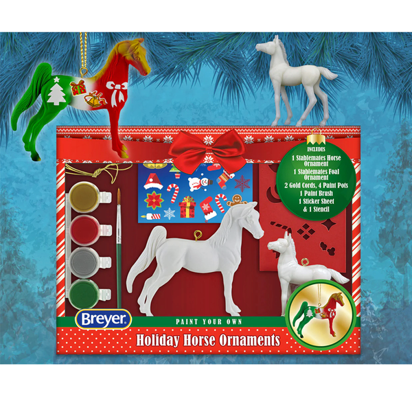 Breyer Horses - Paint Your Own Holiday Horse Ornaments - Closeout!