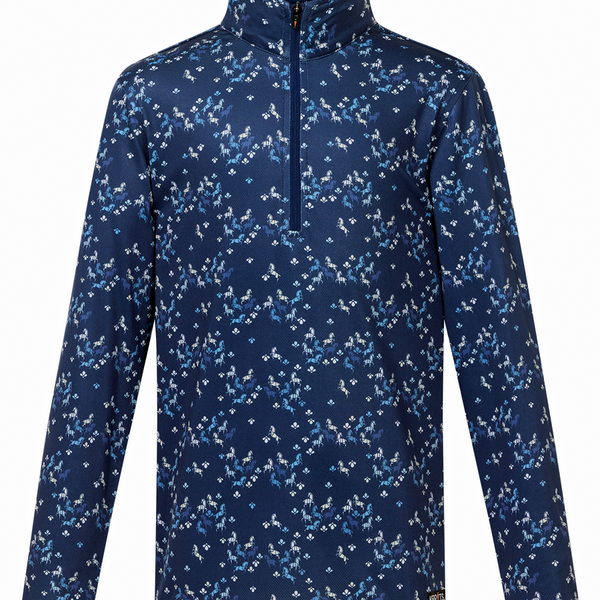 Kerrits Kids In the Zone CoolCore Long Sleeve Shirt - Print