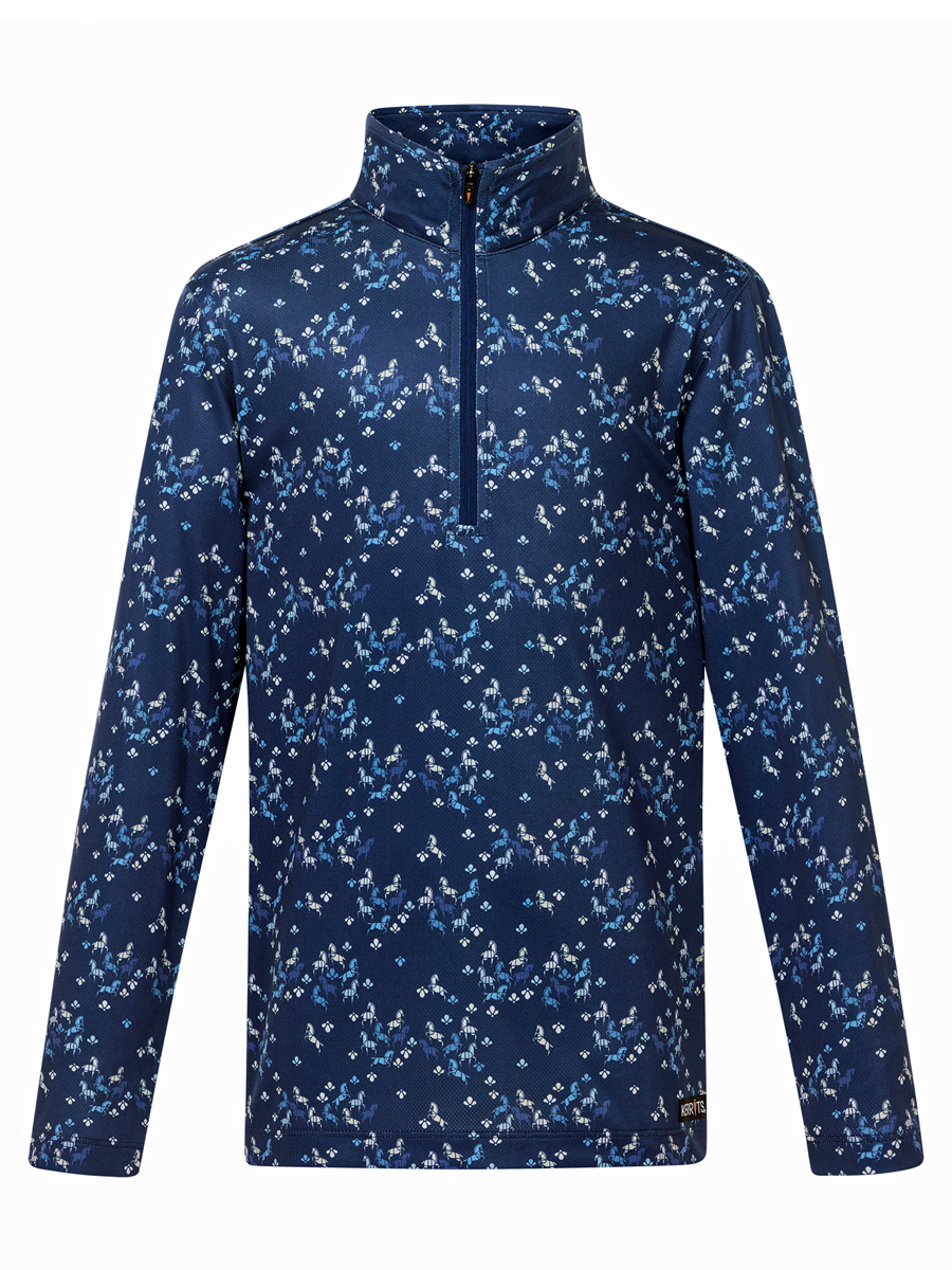 Kerrits Kids In the Zone CoolCore Long Sleeve Shirt - Print