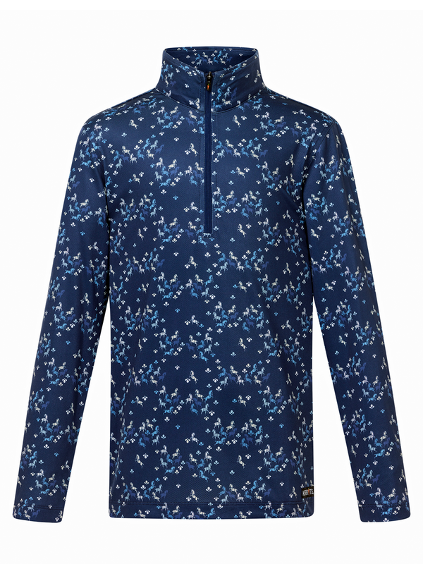 Kerrits Kids In the Zone CoolCore Long Sleeve Shirt - Print