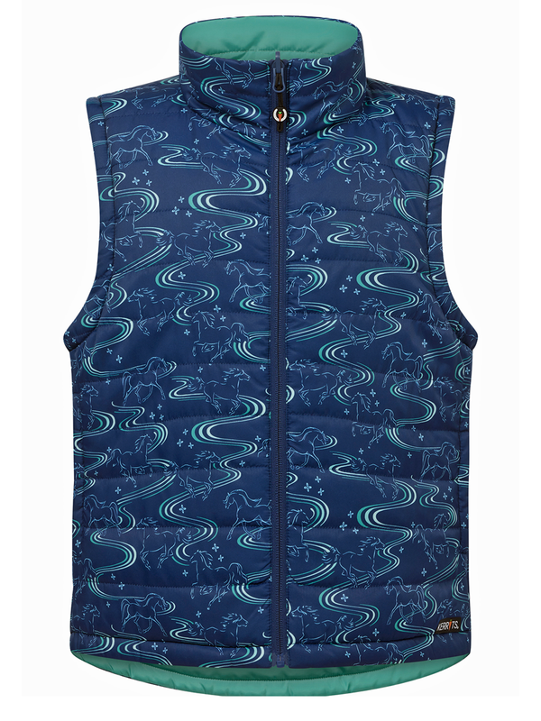 Kerrits Kids Ride the Wind Reversible Quilted Vest