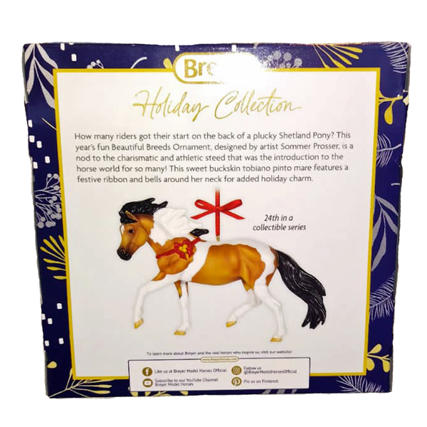 Breyer Horses Holiday Ornament - Shetland Pony - Beautiful Breeds Ornament 2025