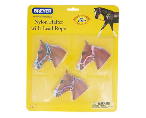 Breyer Horses - 3 Piece Nylon Hot Colored Halters