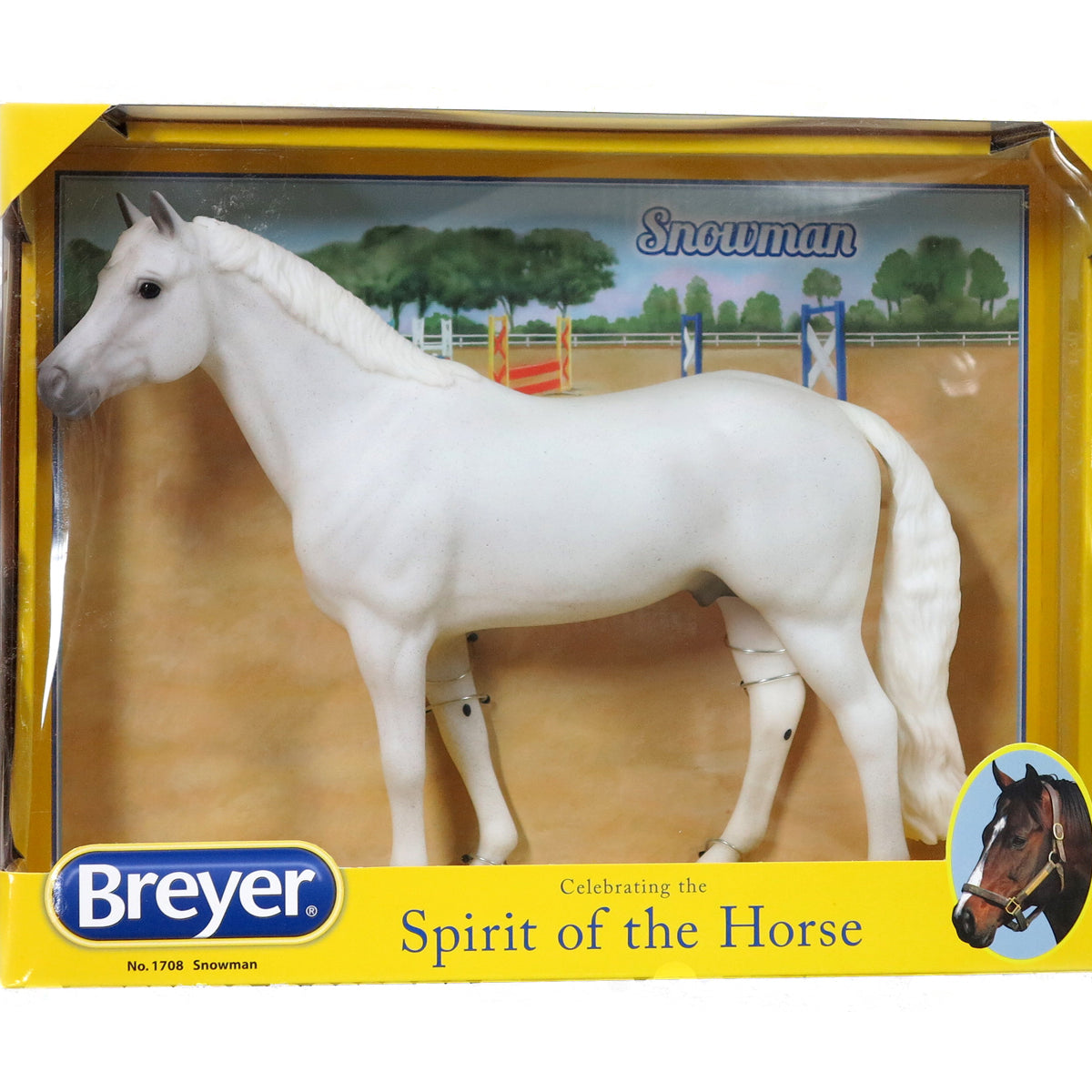 Breyer Horses - "Snowman" - Jumping Champion - Traditional