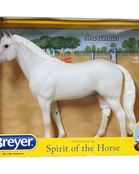Breyer Horses - "Snowman" - Jumping Champion - Traditional