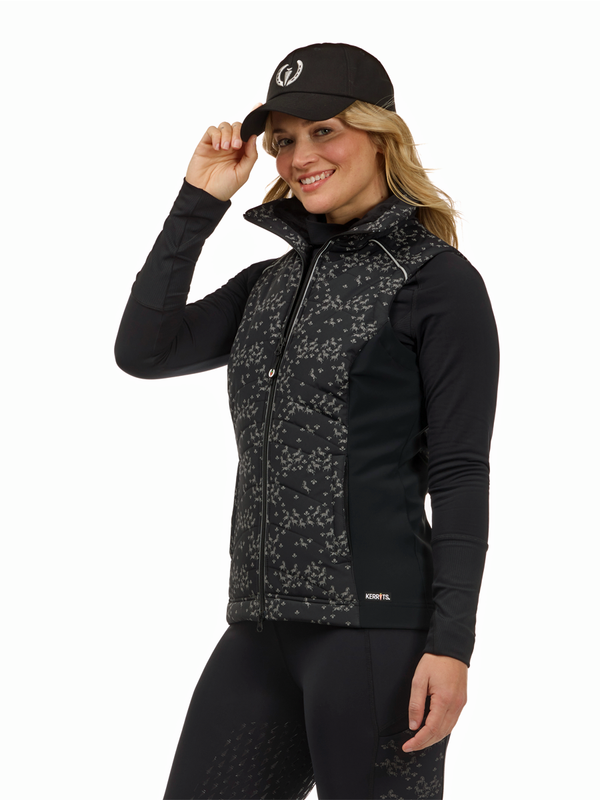 Kerrits Women's Happy Herds Reflective Quilted Vest