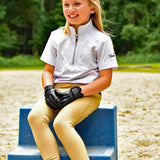 Anni Lyn Sportswear Kid's Elevate Silicone Full Seat Tight - Tan - B