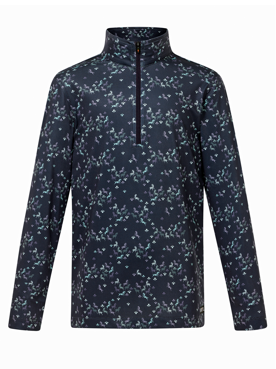 Kerrits Kids In the Zone CoolCore Long Sleeve Shirt - Print