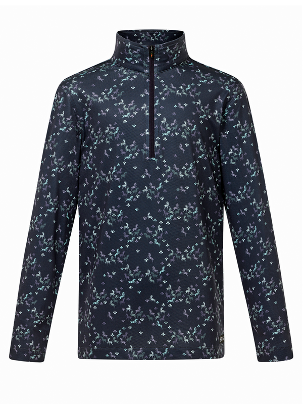 Kerrits Kids In the Zone CoolCore Long Sleeve Shirt - Print