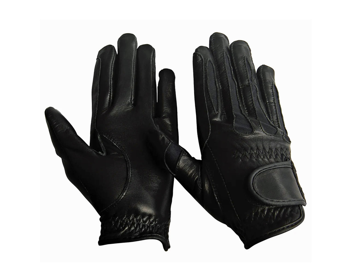 TuffRider Children's Stretch Leather Riding Gloves
