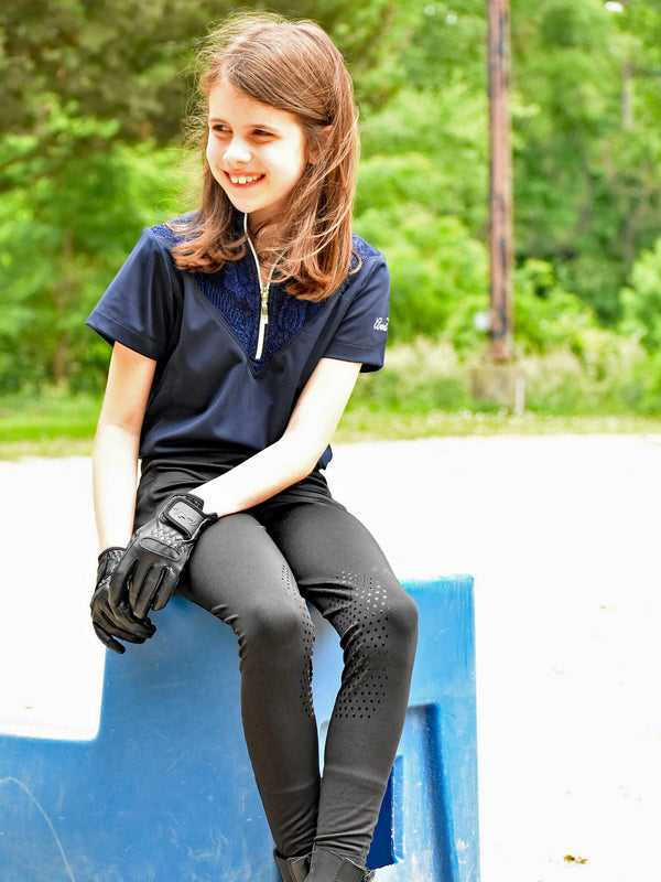 Anni Lyn Sportswear Kid's Elevate Silicone Knee Patch Tight - Closeout!