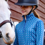 Kerrits Kids First Level Quarter Zip Fleece Top - Prints