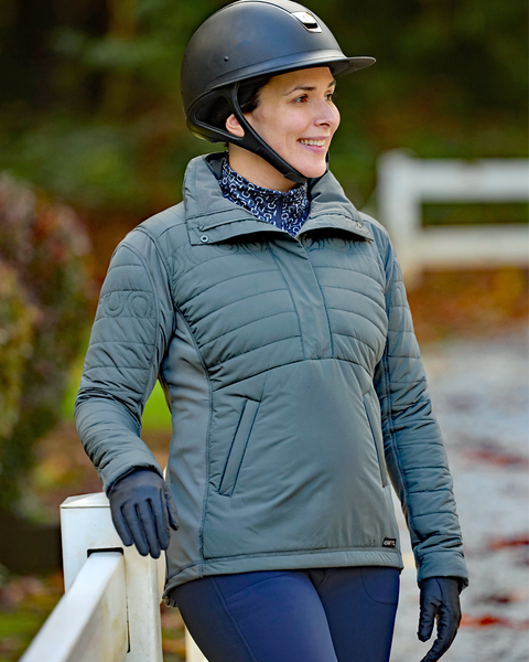 Kerrits Women's Hoofprint Quilted Pullover Jacket