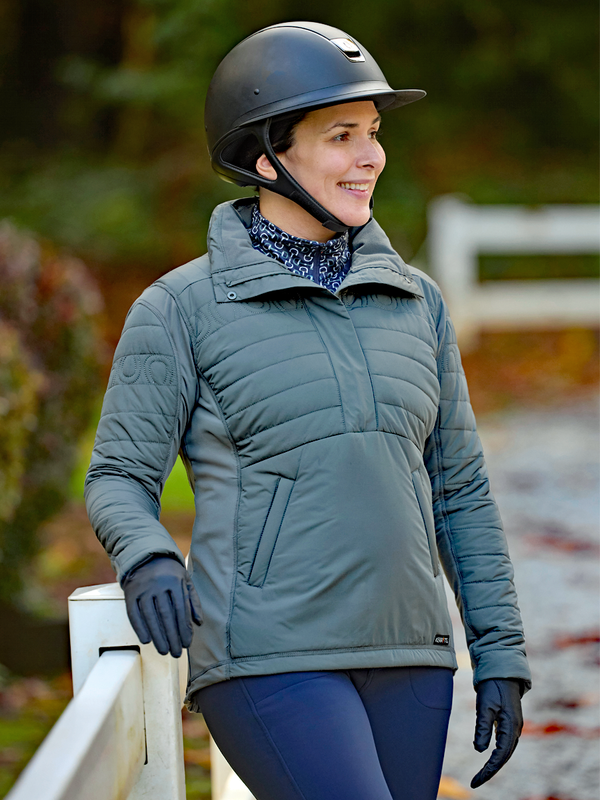 Kerrits Women's Hoofprint Quilted Pullover Jacket