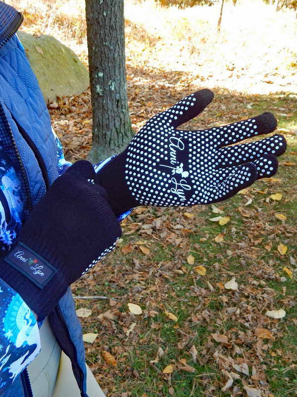 Anni Lyn Sportswear Winter Knit Gloves with Silicone Grip - Closeout!