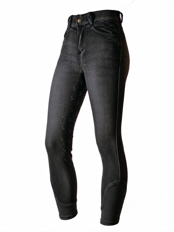 Anni Lyn Sportswear Women's Stretch Denim Full Seat Breech