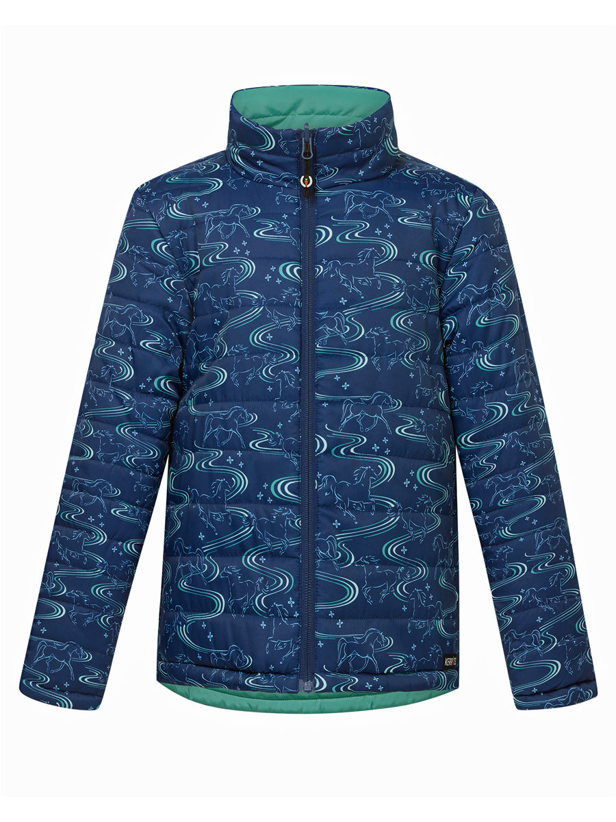 Kerrits Kids Ride the Wind Reversible Quilted Jacket