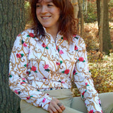 Anni Lyn Sportswear Women's Ventilated Long Sleeve Sun Shirt  - Rose Gold 2
