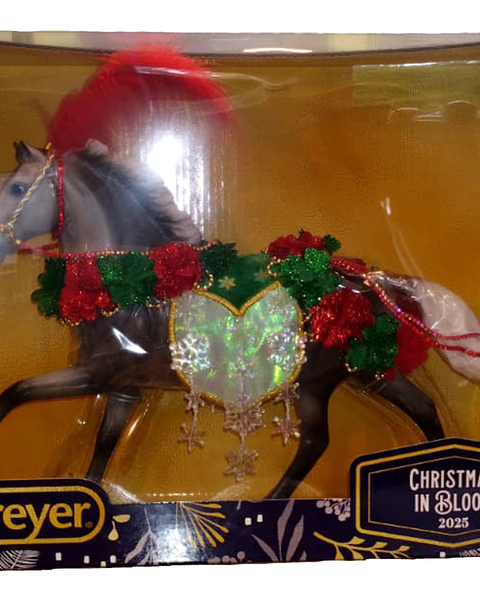 Breyer Horses - 2025 Holiday Horse - "Christmas in Bloom" - Traditional Size