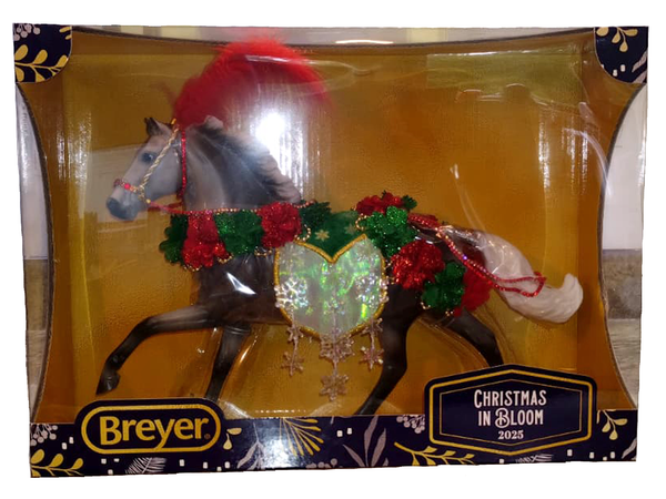 Breyer Horses - 2025 Holiday Horse - "Christmas in Bloom" - Traditional Size