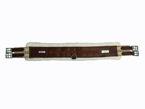 Lettia Collections Cool-Max Fleece Lined Girth (Brown)
