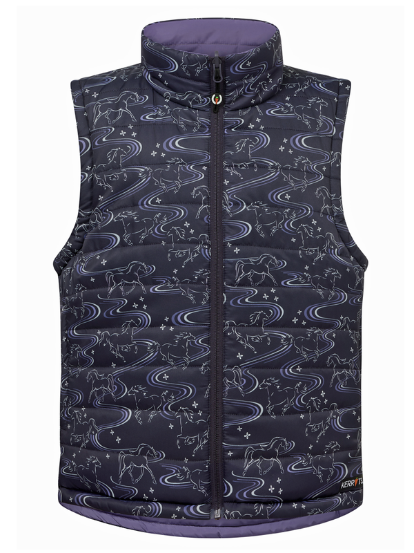 Kerrits Kids Ride the Wind Reversible Quilted Vest