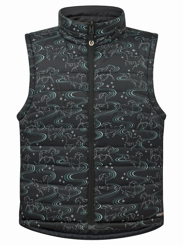 Kerrits Kids Ride the Wind Reversible Quilted Vest