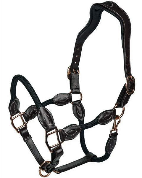 Henri de Rivel Leather Rope Hybrid Halter
