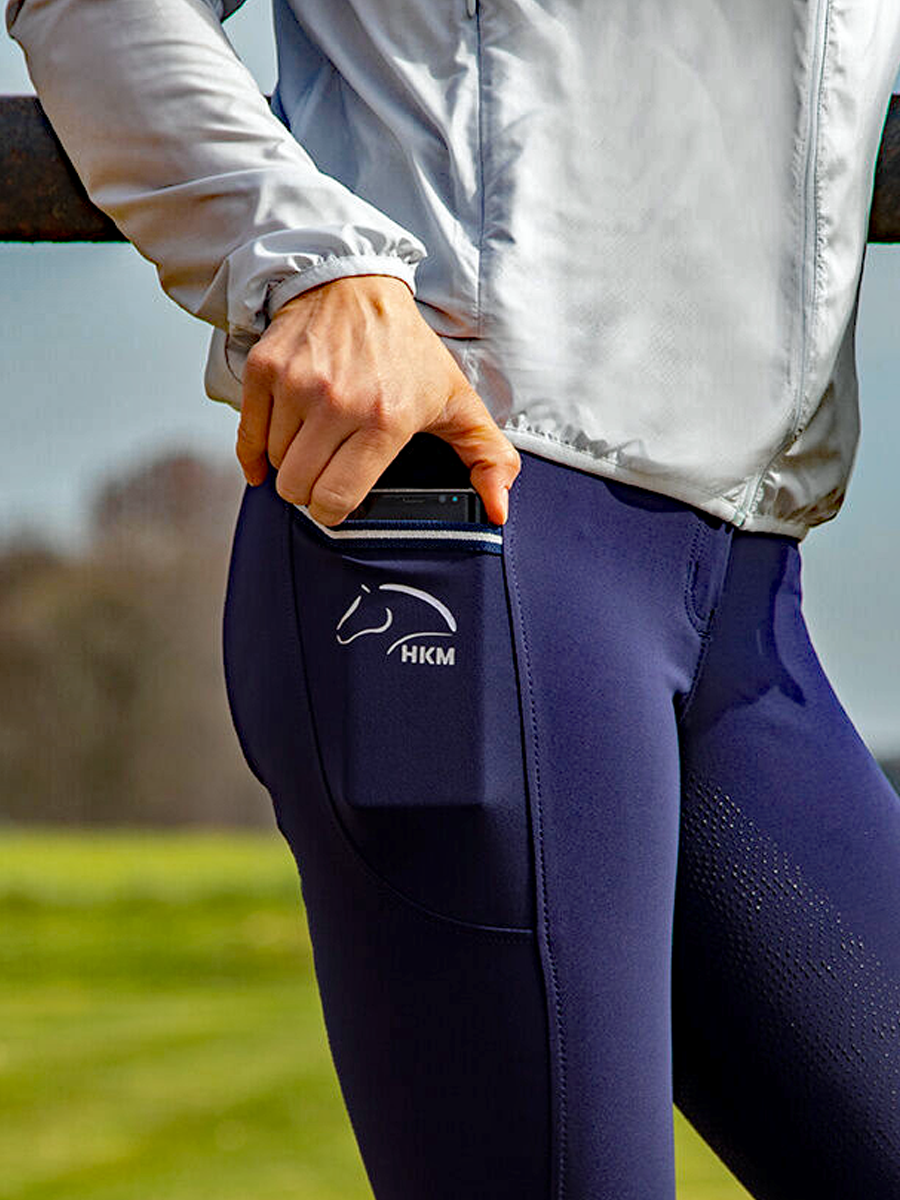 HKM Sports Comfort- Style Silicone Full Seat Riding Breeches