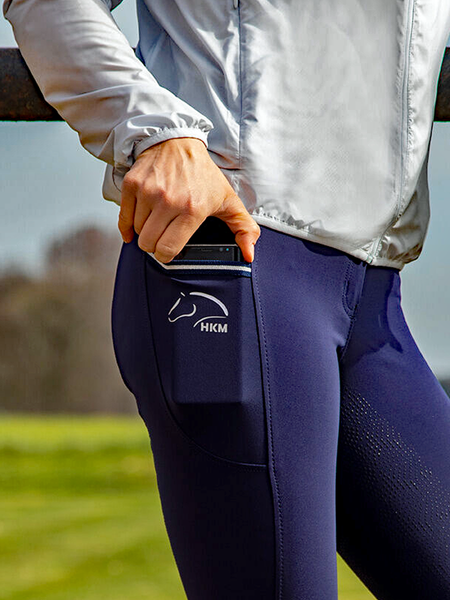 HKM Sports Comfort- Style Silicone Full Seat Riding Breeches