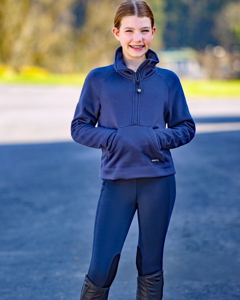 Kerrits Kids Etched Equine Half Zip Sweatshirt