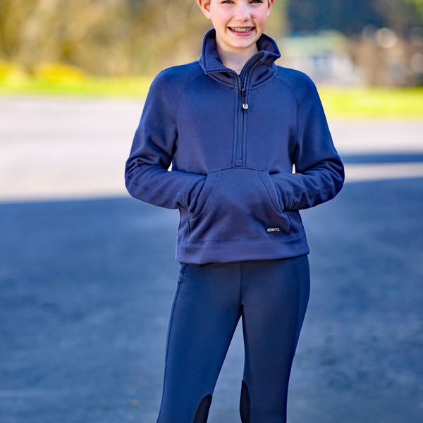Kerrits Kids Etched Equine Half Zip Sweatshirt