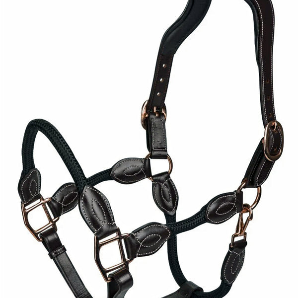 Henri de Rivel Leather Rope Hybrid Halter