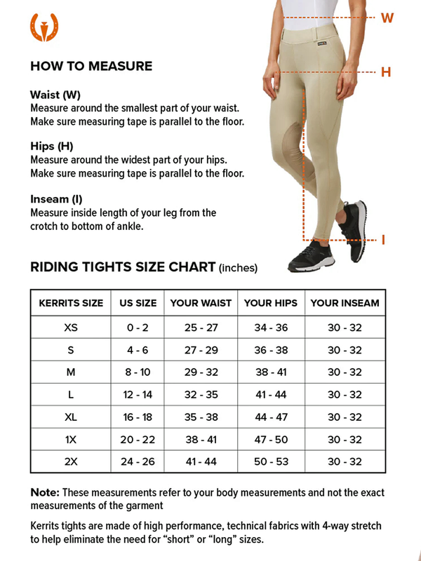 Kerrits Women's Performance Knee Patch Pocket Tight