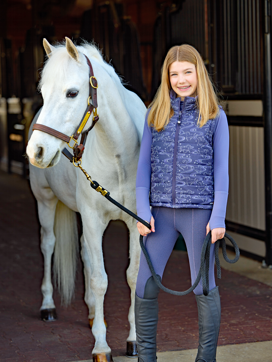 Kerrits Kids Ride the Wind Reversible Quilted Vest