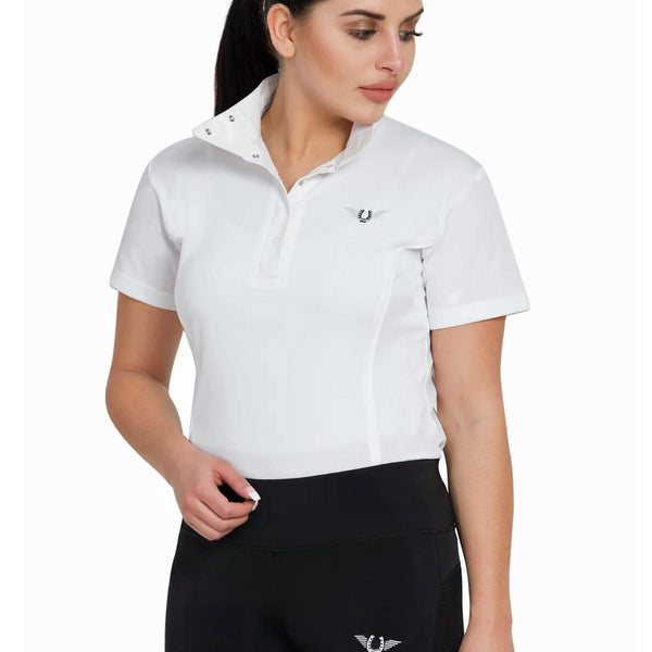 TuffRider Ladies Kirby Kwik Dry Short Sleeve Show Shirt