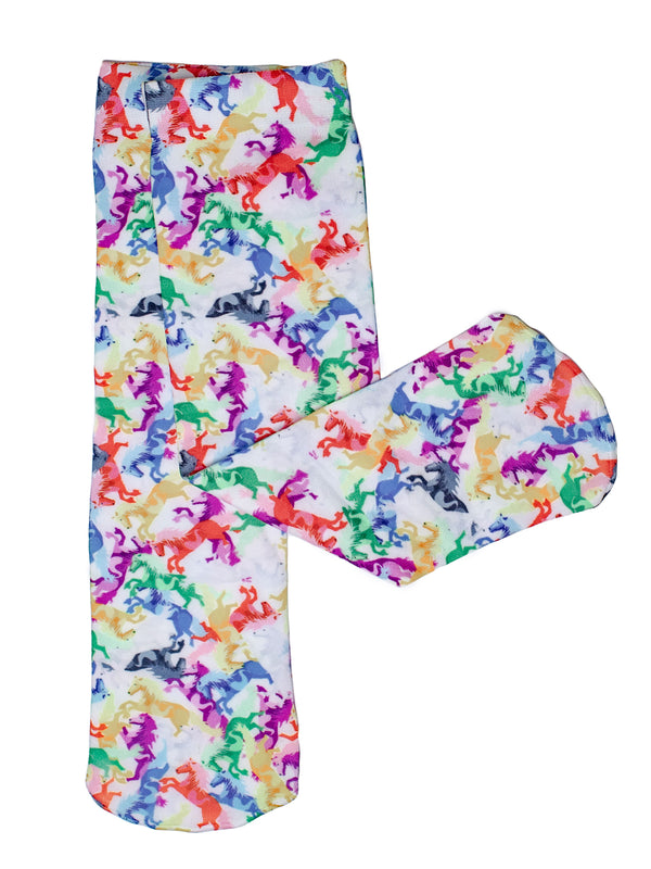 Anni Lyn Sportswear Kid's Printed Boot Socks- One Size - Closeout Item!
