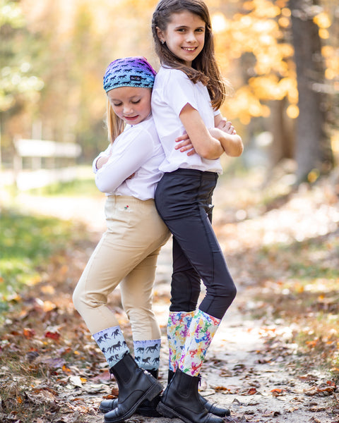 Anni Lyn Sportswear Kids Camp Knee Patch Tights