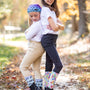 Anni Lyn Sportswear Kids Camp Knee Patch Tights