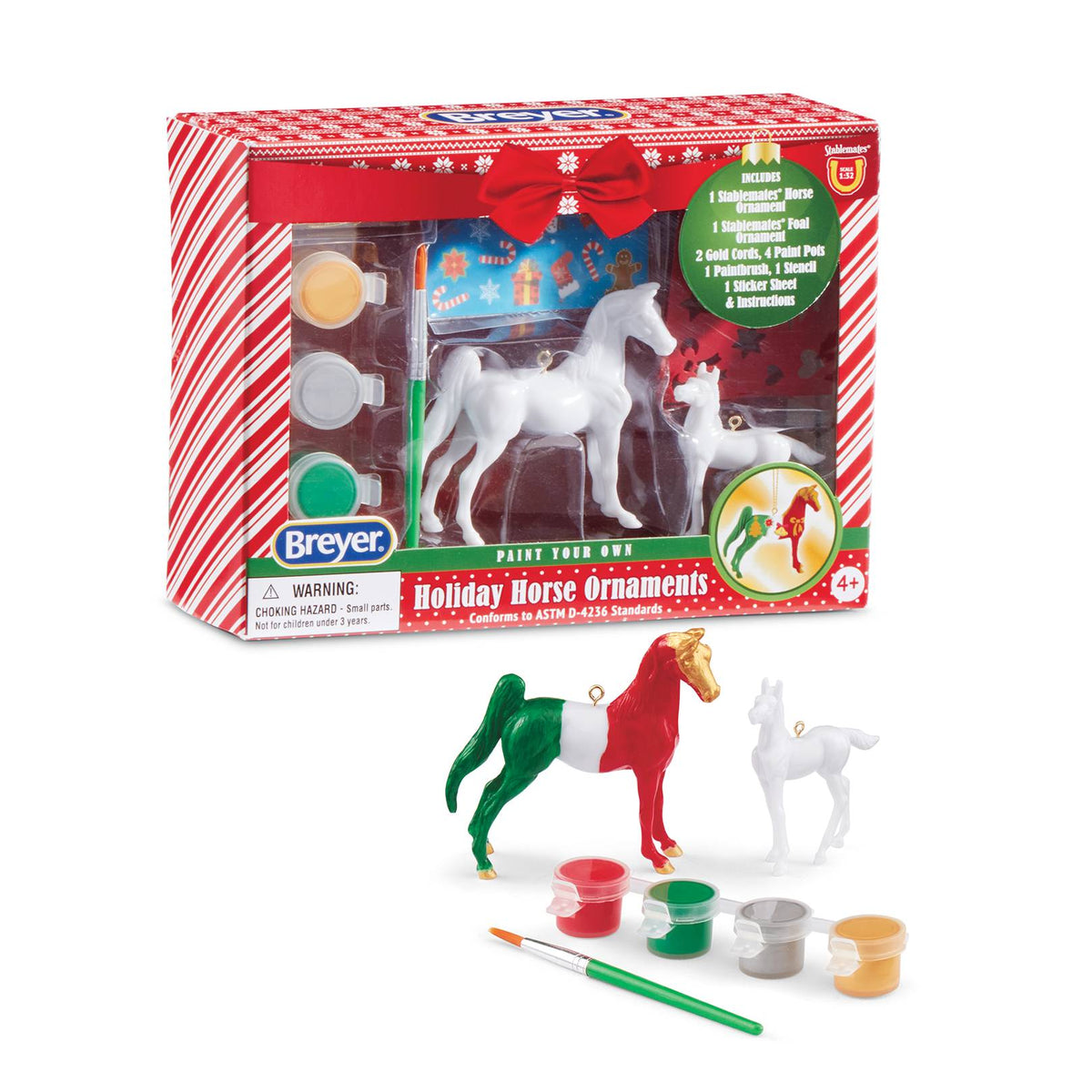 Breyer Horses - Paint Your Own Holiday Horse Ornaments - Closeout!