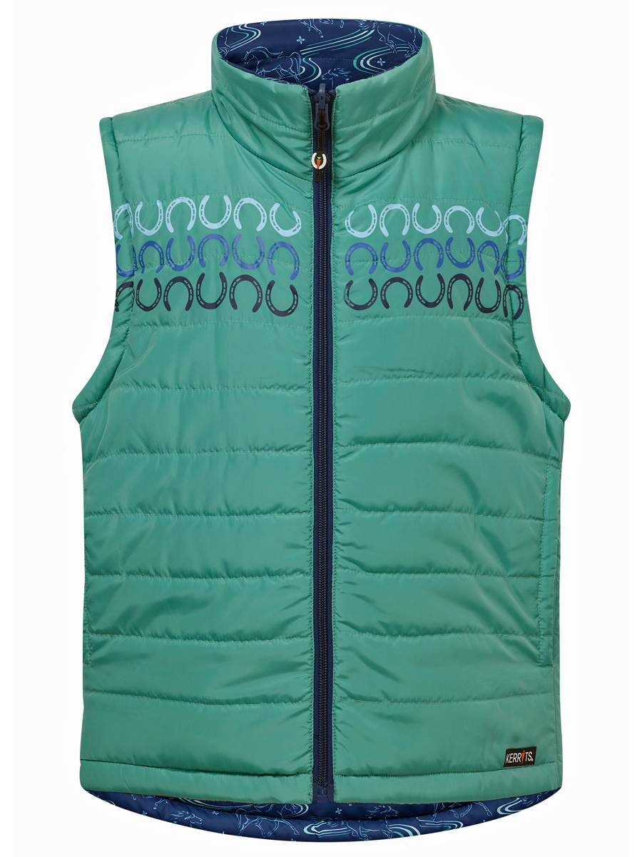 Kerrits Kids Ride the Wind Reversible Quilted Vest