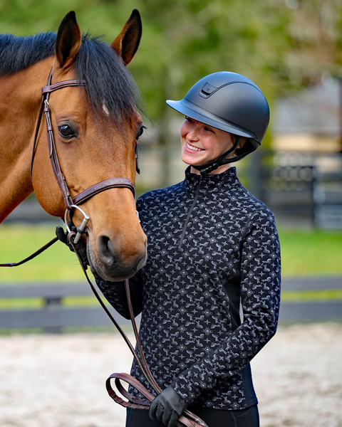 Kerrits Women's Stable Temp Merino Wool Quarter Zip Top