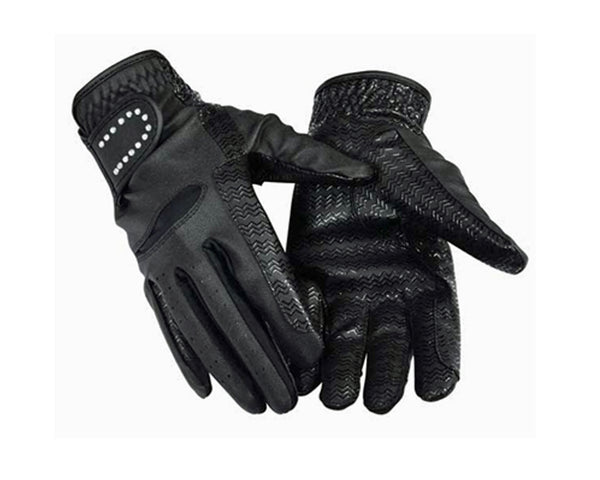 Equine Couture Ladies Crystal Riding Gloves - Closeout!