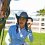 Anni Lyn Sportswear Women's Ventilated Long Sleeve Show Shirt