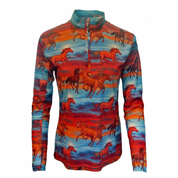 Anni Lyn Sportswear Women's Ventilated Long Sleeve Sun Shirt