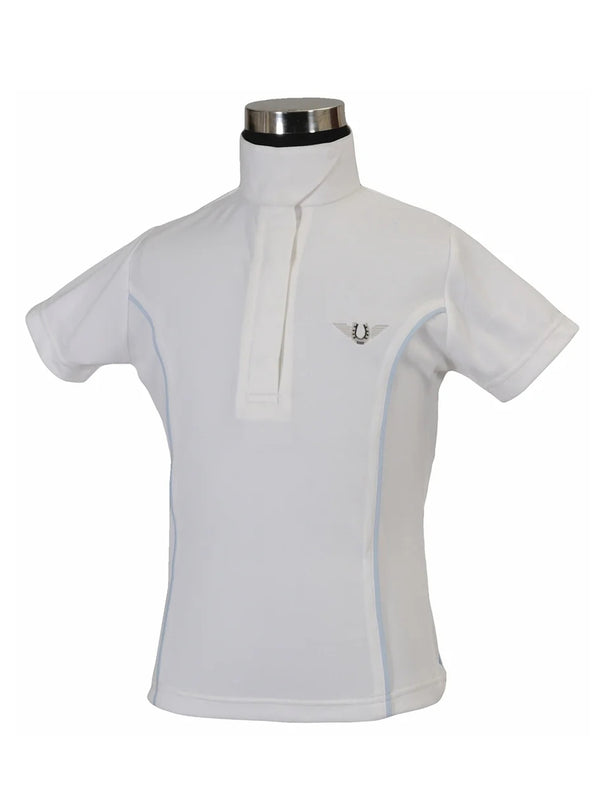 TuffRider Children's Kirby Kwik Dry Short Sleeve Show Shirt