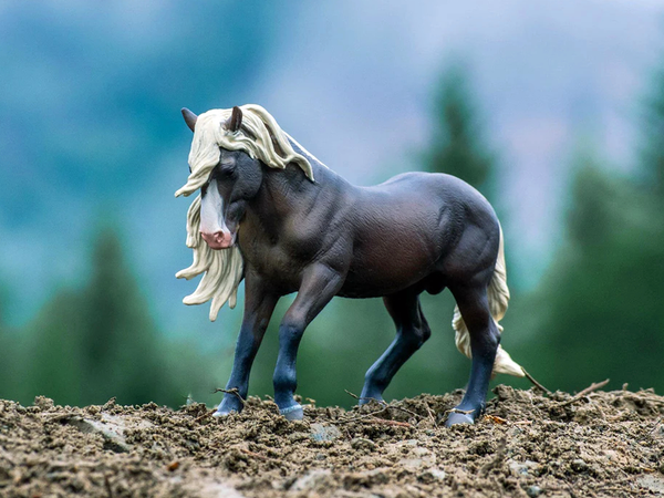 CollectA Black Forest Horse Stallion